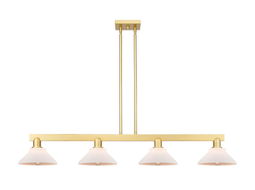 Innovations - 716-4I-SG-G131 - Four Light Island Pendant - Arcadia - Satin Gold