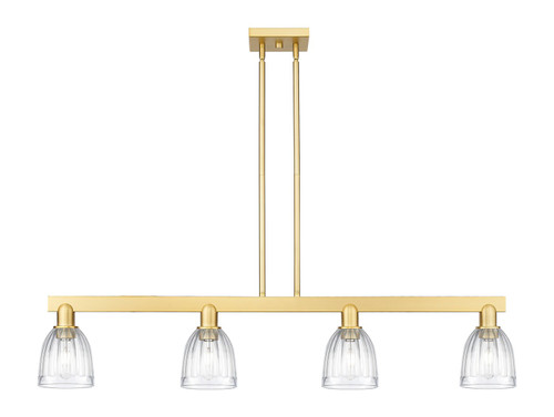 Innovations - 716-4I-SG-G442 - Four Light Island Pendant - Arcadia - Satin Gold