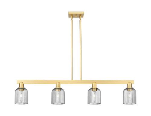 Innovations - 716-4I-SG-G559-5SM - Four Light Island Pendant - Arcadia - Satin Gold