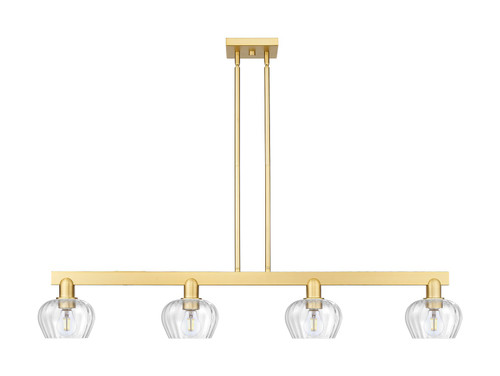 Innovations - 716-4I-SG-G92 - Four Light Island Pendant - Arcadia - Satin Gold