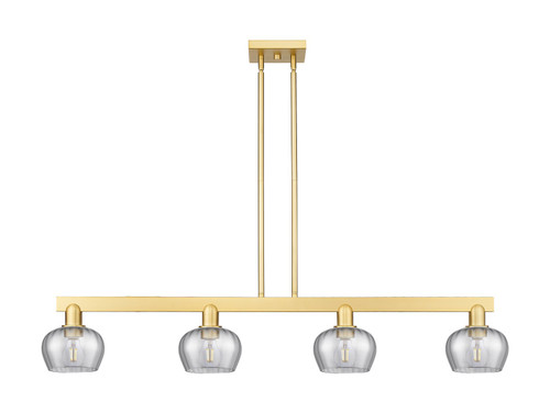 Innovations - 716-4I-SG-G93 - Four Light Island Pendant - Arcadia - Satin Gold