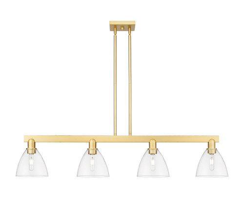 Innovations - 716-4I-SG-GBD-752 - Four Light Island Pendant - Arcadia - Satin Gold