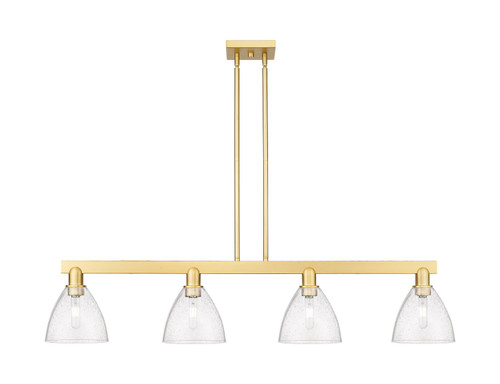 Innovations - 716-4I-SG-GBD-754 - Four Light Island Pendant - Arcadia - Satin Gold