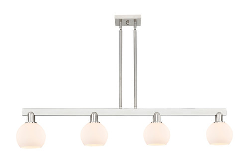 Innovations - 716-4I-SN-G121-6 - Four Light Island Pendant - Arcadia - Brushed Satin Nickel