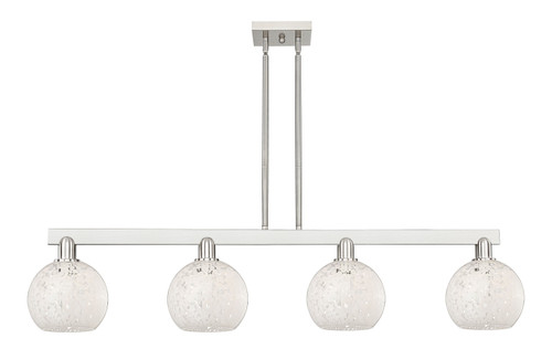 Innovations - 716-4I-SN-G1216-8WM - Four Light Island Pendant - Arcadia - Brushed Satin Nickel