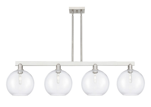 Innovations - 716-4I-SN-G122-10 - Four Light Island Pendant - Arcadia - Brushed Satin Nickel
