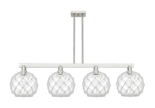 Innovations - 716-4I-SN-G122-10RW - Four Light Island Pendant - Arcadia - Brushed Satin Nickel