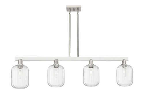 Innovations - 716-4I-SN-G460-7CL - Four Light Island Pendant - Arcadia - Brushed Satin Nickel