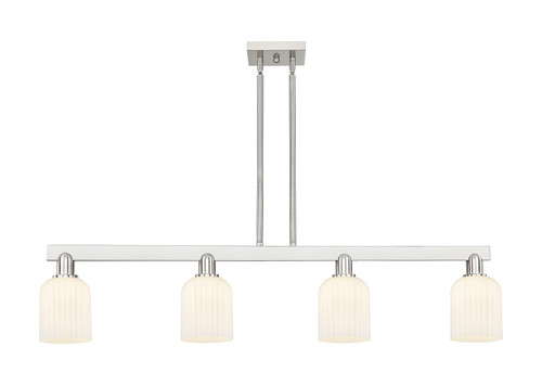 Innovations - 716-4I-SN-G559-5GWH - Four Light Island Pendant - Arcadia - Brushed Satin Nickel