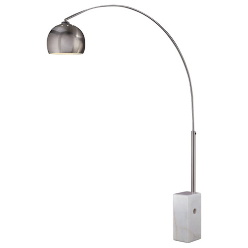 George Kovacs - P054-084 - LED Arc Floor Lamp - George's Reading Room - Brushed Nickel