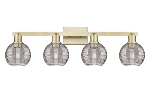 Innovations - 716-4W-AB-G1213-6SM - Four Light Bath Vanity - Arcadia - Antique Brass