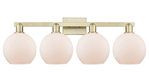 Innovations - 716-4W-AB-G121-8 - Four Light Bath Vanity - Arcadia - Antique Brass