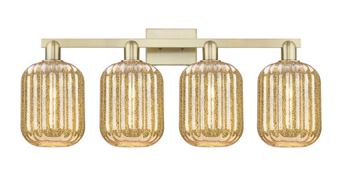 Innovations - 716-4W-AB-G460-7ME - Four Light Bath Vanity - Arcadia - Antique Brass