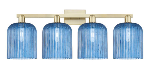 Innovations - 716-4W-AB-G559-8BL - Four Light Bath Vanity - Arcadia - Antique Brass