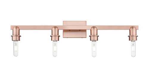 Innovations - 716-4W-AC - Four Light Bath Vanity - Arcadia - Antique Brass