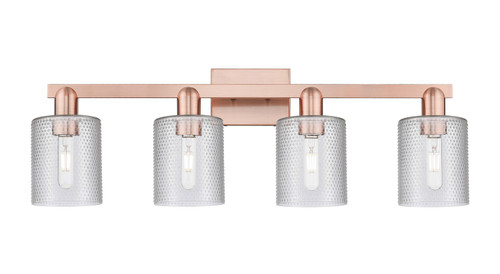 Innovations - 716-4W-AC-G112 - Four Light Bath Vanity - Arcadia - Antique Copper
