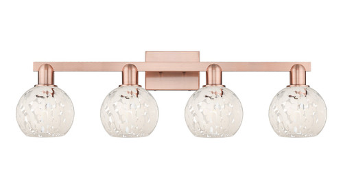 Innovations - 716-4W-AC-G1216-6WM - Four Light Bath Vanity - Arcadia - Antique Copper