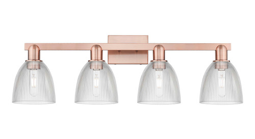 Innovations - 716-4W-AC-G382 - Four Light Bath Vanity - Arcadia - Antique Copper