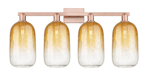 Innovations - 716-4W-AC-G482-7AM - Four Light Bath Vanity - Arcadia - Antique Copper