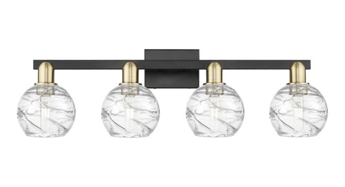 Innovations - 716-4W-BAB-G1213-6CL - Four Light Bath Vanity - Arcadia - Black Antique Brass