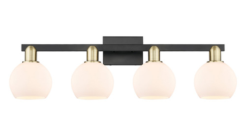 Innovations - 716-4W-BAB-G121-6 - Four Light Bath Vanity - Arcadia - Black Antique Brass