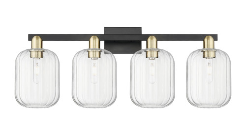 Innovations - 716-4W-BAB-G460-7CL - Four Light Bath Vanity - Arcadia - Black Antique Brass