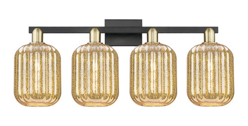 Innovations - 716-4W-BAB-G460-7ME - Four Light Bath Vanity - Arcadia - Black Antique Brass