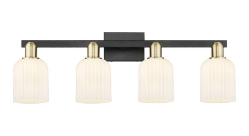 Innovations - 716-4W-BAB-G559-5GWH - Four Light Bath Vanity - Arcadia - Black Antique Brass