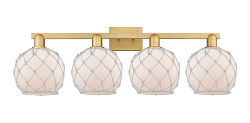 Innovations - 716-4W-BB-G121-8RW - Four Light Bath Vanity - Arcadia - Brushed Brass