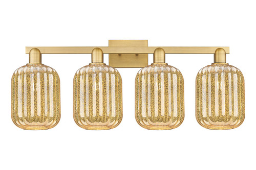 Innovations - 716-4W-BB-G460-7ME - Four Light Bath Vanity - Arcadia - Brushed Brass