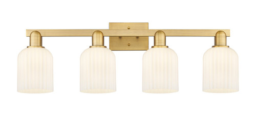 Innovations - 716-4W-BB-G559-5GWH - Four Light Bath Vanity - Arcadia - Brushed Brass