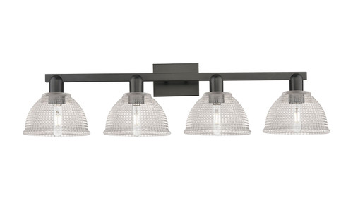 Innovations - 716-4W-BK-G422 - Four Light Bath Vanity - Arcadia - Matte Black