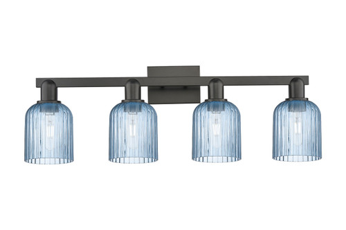 Innovations - 716-4W-BK-G559-5BL - Four Light Bath Vanity - Arcadia - Matte Black