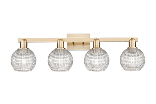 Innovations - 716-4W-CB-G122C-6CL - Four Light Bath Vanity - Arcadia - Champagne Bronze