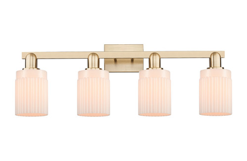 Innovations - 716-4W-CB-G341 - Four Light Bath Vanity - Arcadia - Champagne Bronze