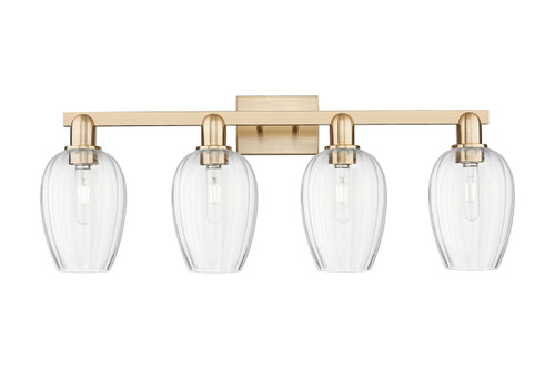 Innovations - 716-4W-CB-G457-6CL - Four Light Bath Vanity - Arcadia - Champagne Bronze