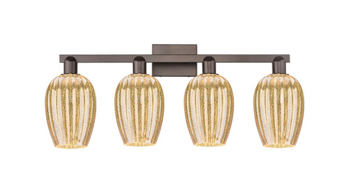 Innovations - 716-4W-OB-G457-6ME - Four Light Bath Vanity - Arcadia - Oil Rubbed Bronze
