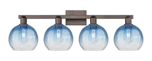 Innovations - 716-4W-OB-G483-8SB - Four Light Bath Vanity - Arcadia - Oil Rubbed Bronze