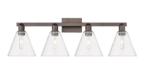 Innovations - 716-4W-OB-GBC-82 - Four Light Bath Vanity - Arcadia - Oil Rubbed Bronze