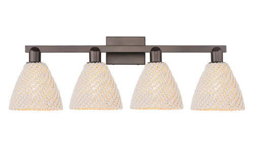 Innovations - 716-4W-OB-NBD-75-NAT - Four Light Bath Vanity - Arcadia - Oil Rubbed Bronze