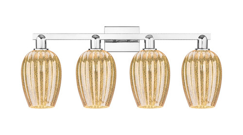 Innovations - 716-4W-PC-G457-6ME - Four Light Bath Vanity - Arcadia - Polished Chrome