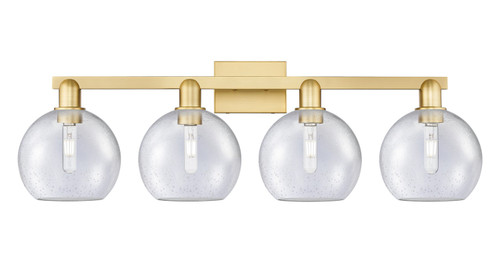 Innovations - 716-4W-SG-G124-8 - Four Light Bath Vanity - Arcadia - Satin Gold