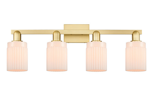 Innovations - 716-4W-SG-G341 - Four Light Bath Vanity - Arcadia - Satin Gold