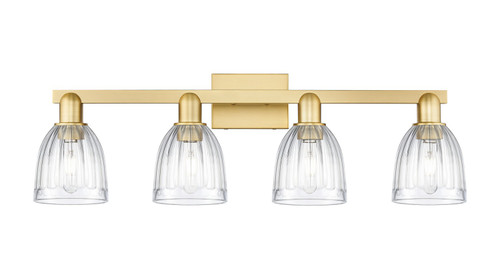 Innovations - 716-4W-SG-G442 - Four Light Bath Vanity - Arcadia - Satin Gold