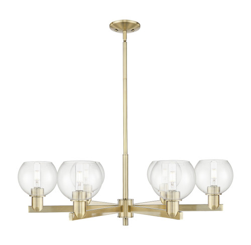Innovations - 716-6CR-AB-G122-6 - Six Light Chandelier - Arcadia - Antique Brass