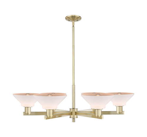 Innovations - 716-6CR-AB-G131 - Six Light Chandelier - Arcadia - Antique Brass