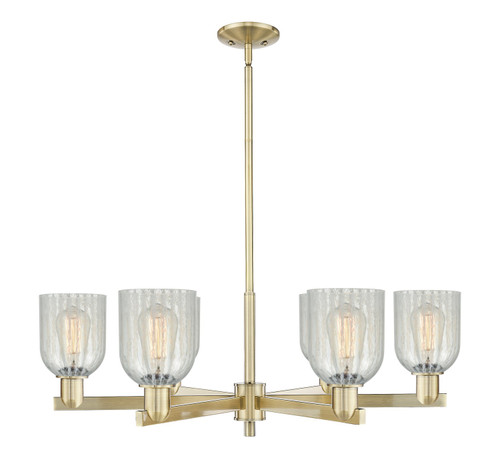 Innovations - 716-6CR-AB-G2511 - Six Light Chandelier - Arcadia - Antique Brass