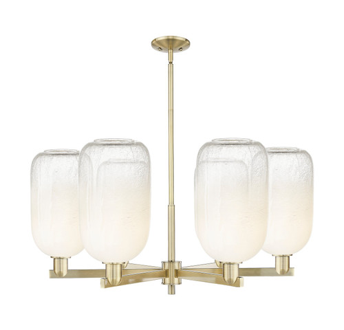 Innovations - 716-6CR-AB-G482-7OP - Six Light Chandelier - Arcadia - Antique Brass