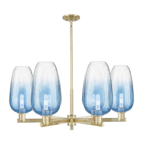 Innovations - 716-6CR-AB-G484-7SB - Six Light Chandelier - Arcadia - Antique Brass