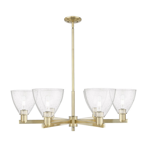 Innovations - 716-6CR-AB-GBD-754 - Six Light Chandelier - Arcadia - Antique Brass